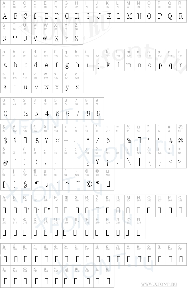AmTypewriterCdITCTT Light