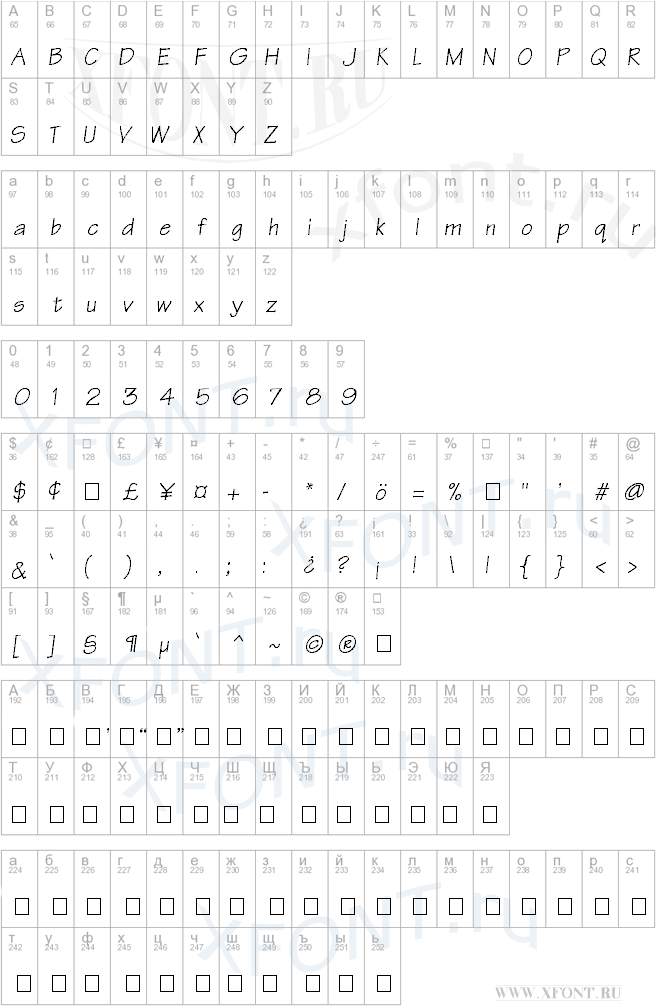 Technical Italic