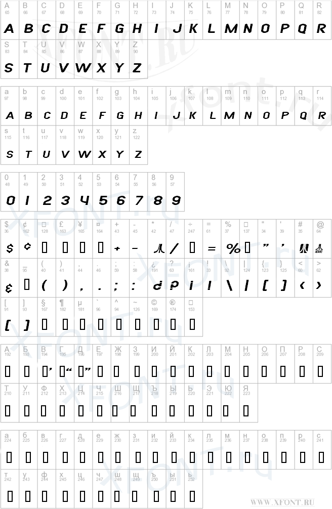 SF Atarian System Extended Bold Italic