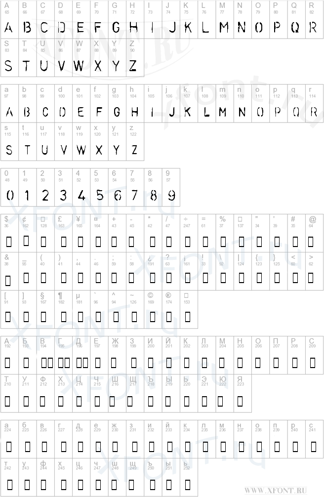 Stencilcase Bold