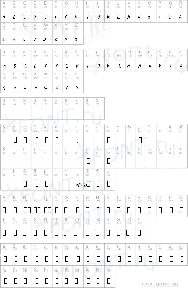 The Blick Font