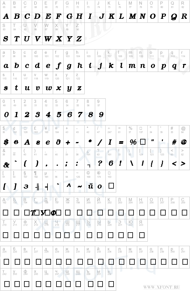 ER Bukinist 866 Bold Italic