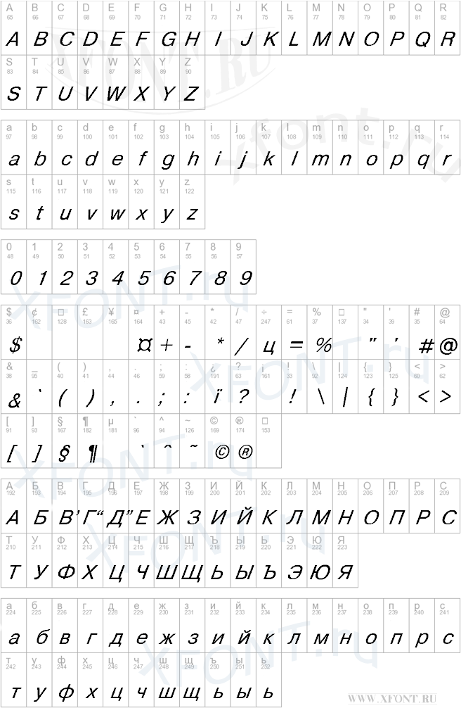 HelvDL Italic