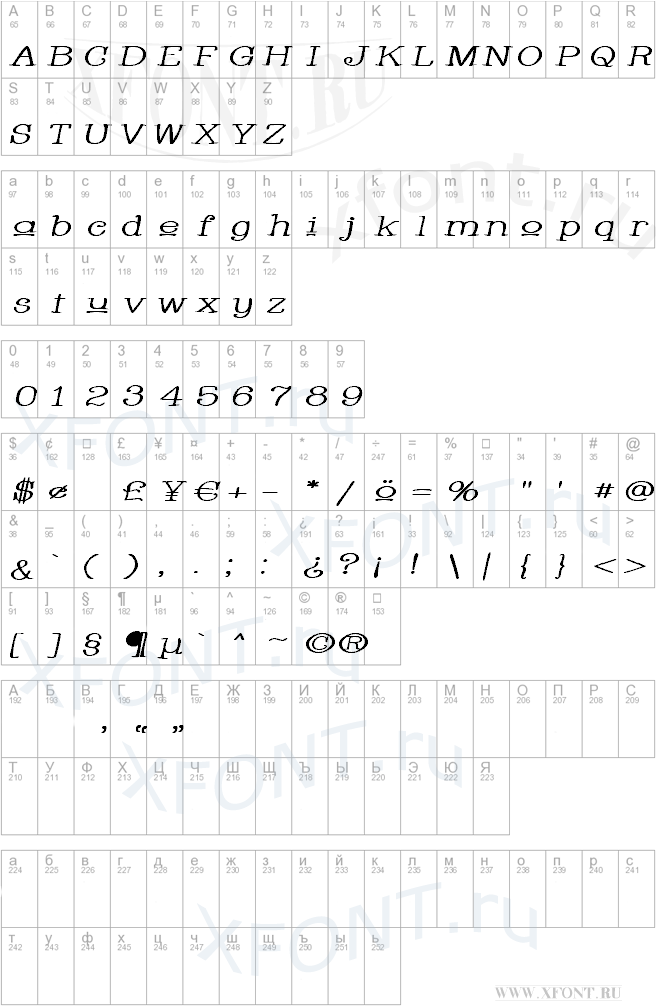 Whackadoo Upper Wide Italic