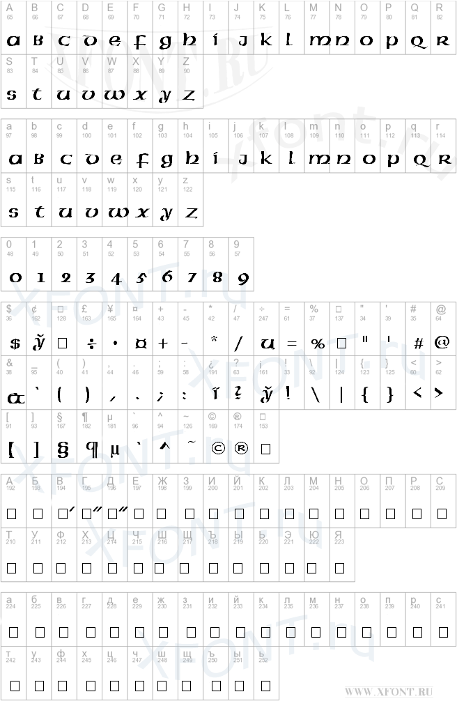 American Uncial Normal