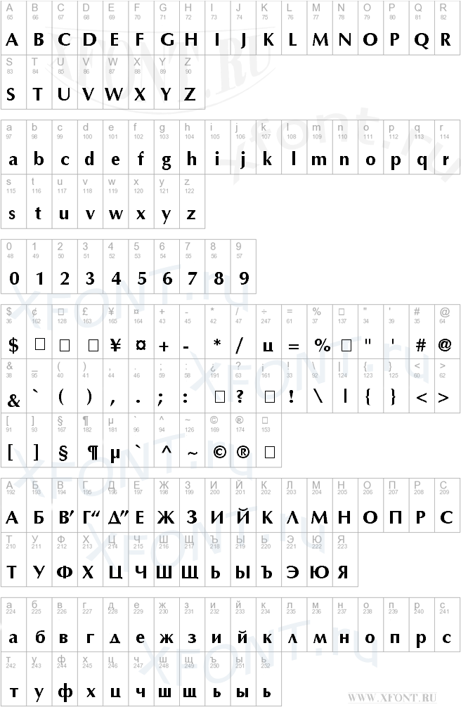 AGOptCyrillic Bold