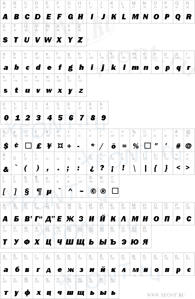 Franklin Gothic Heavy Italic