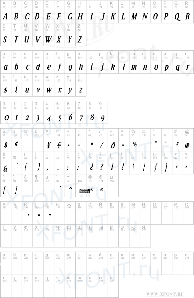 шрифты Effloresce Bold Italic Effloresce Bold Italic