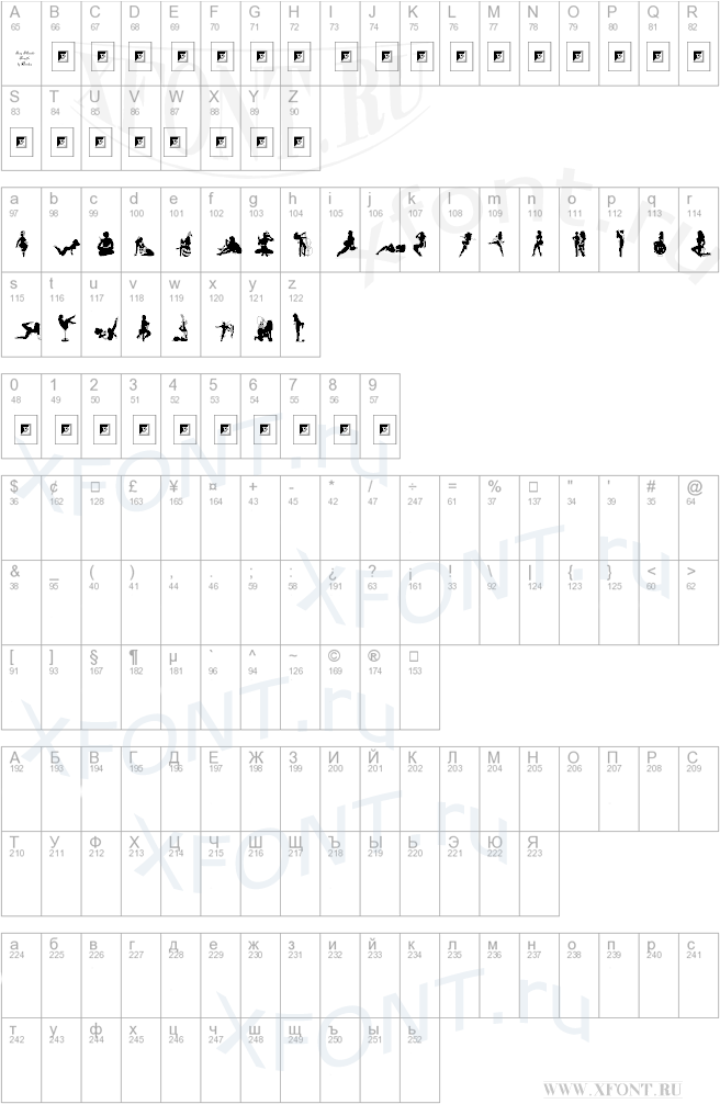 Sexy Silouette Stencils