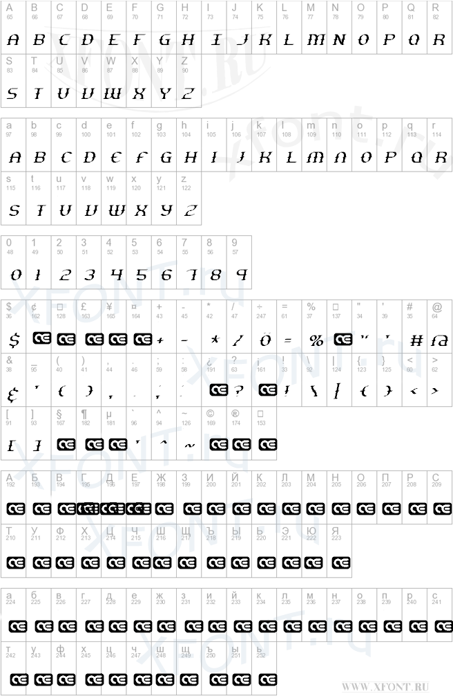 Gesture Thin Slant BRK