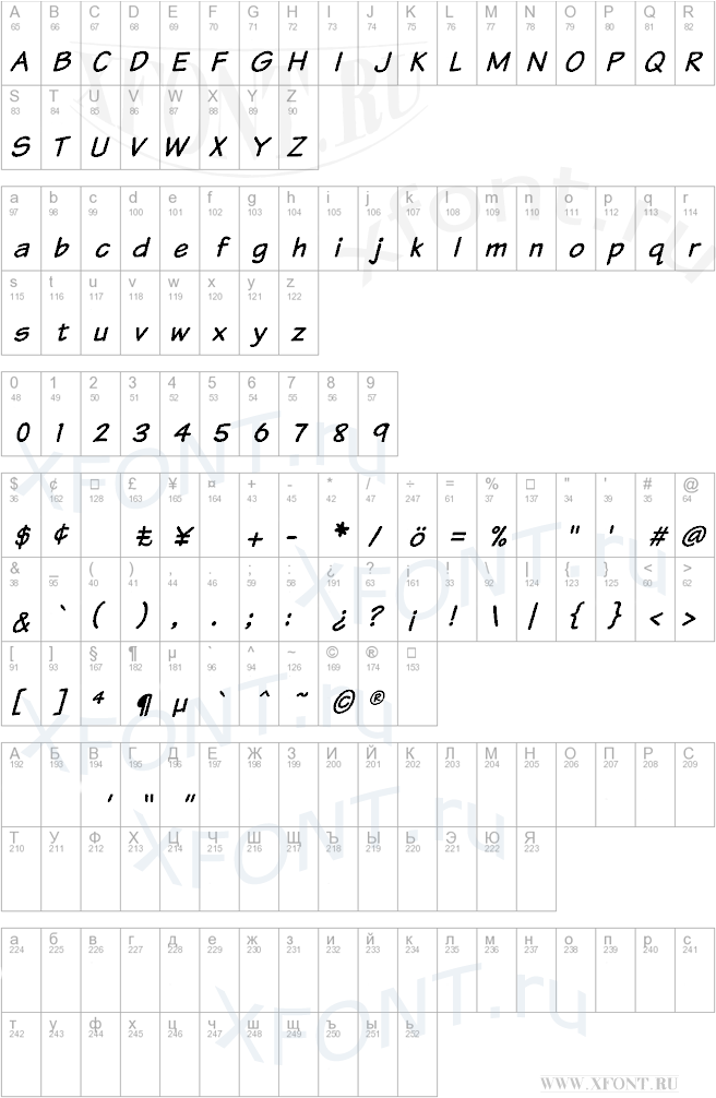 Komika Text Italic