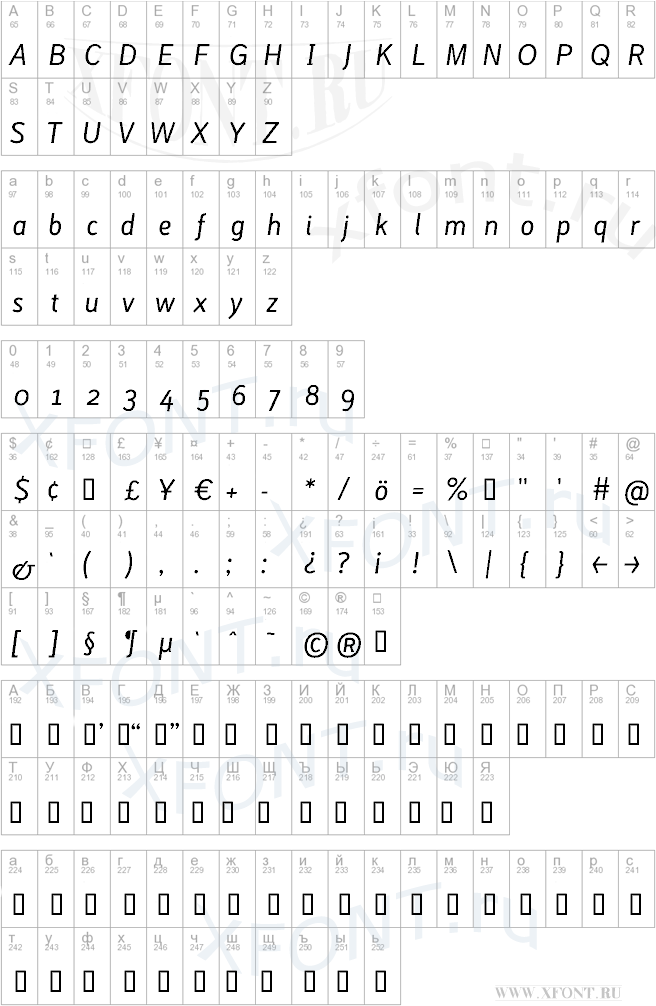 Lacuna Italic