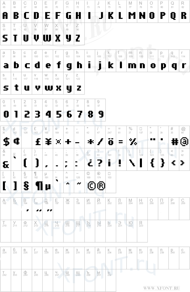 шрифты PF Tempesta Seven Condensed Bold PF Tempesta Seven Condensed Bold