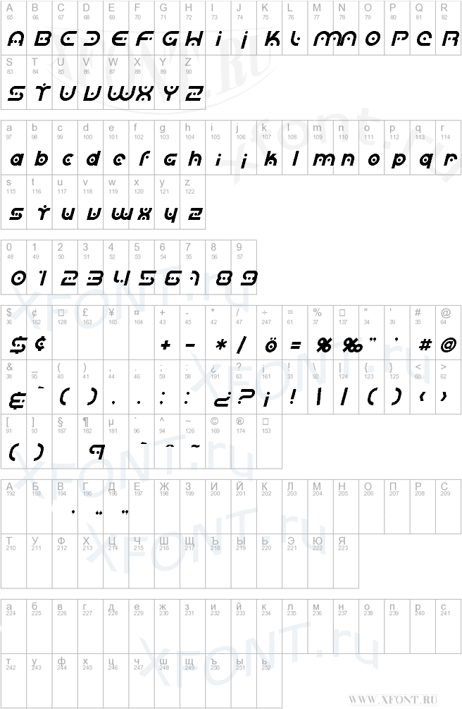 SF Planetary Orbiter Italic