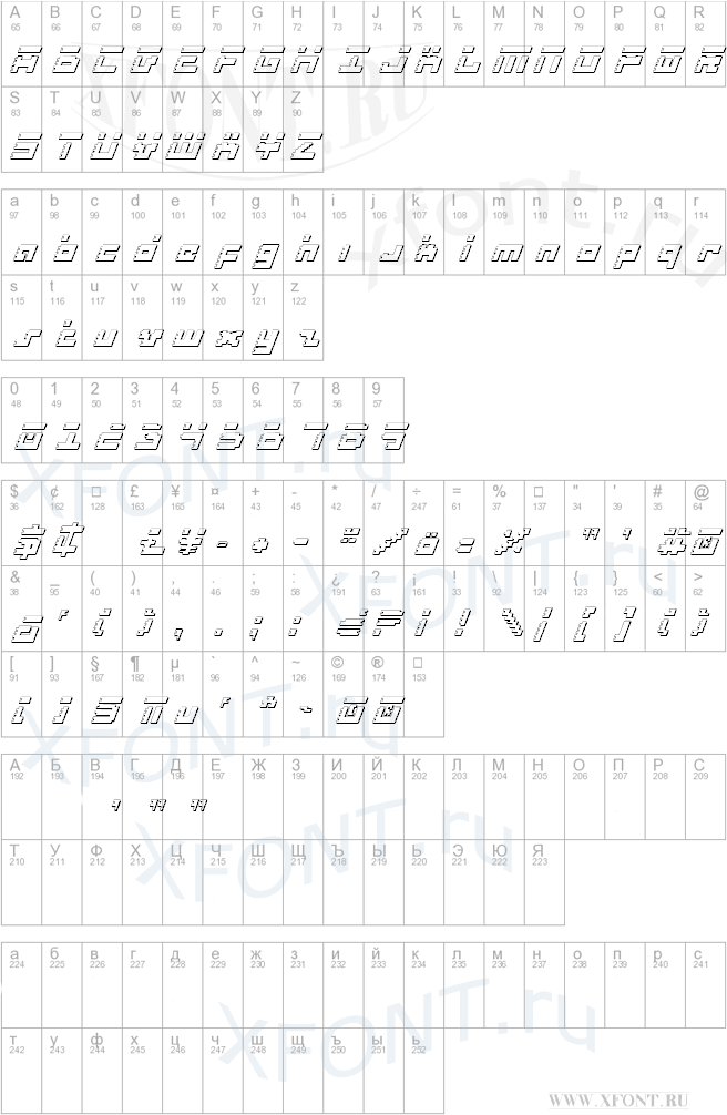 Roid Rage Shadow Italic