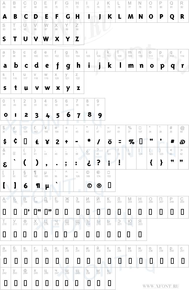 шрифты TriplexExtrabold TriplexExtrabold