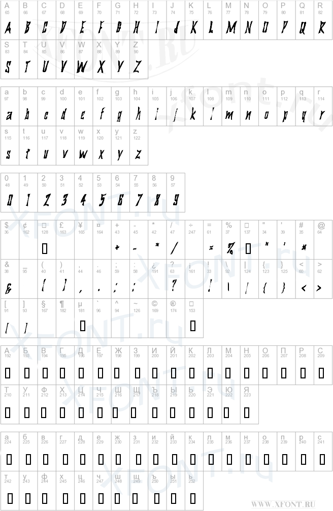 BigDaddyCondensed Oblique