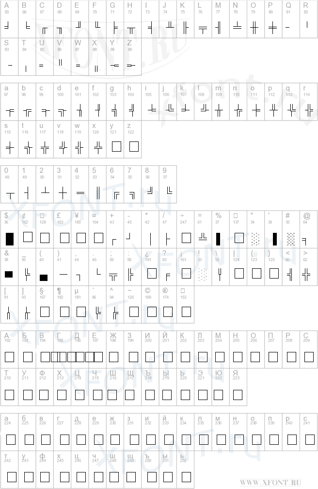 BoxDraw Ornaments Normal