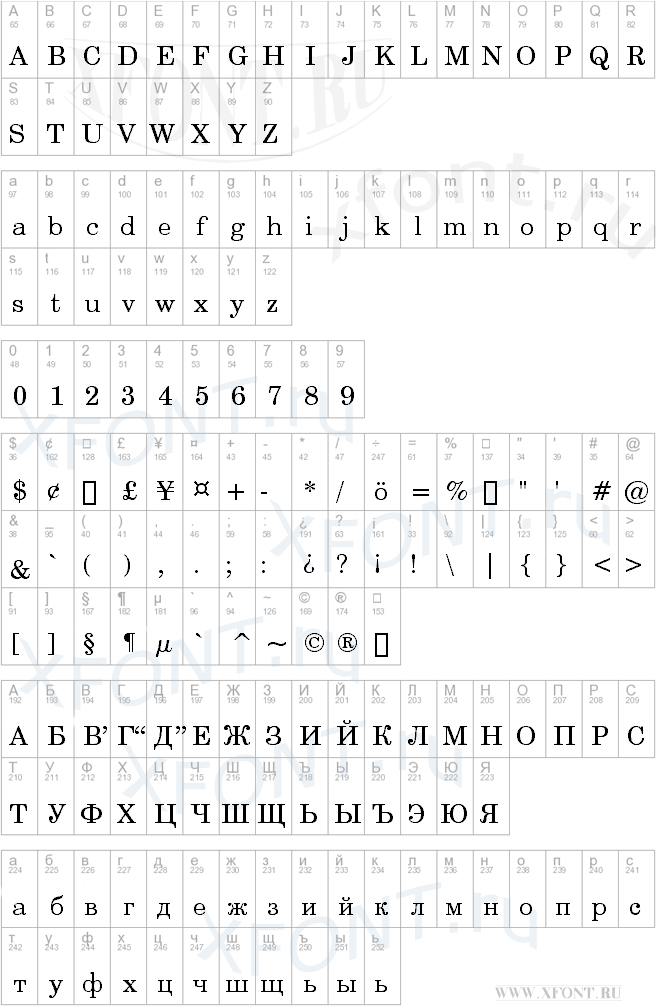 Century Schoolbook Win95BT