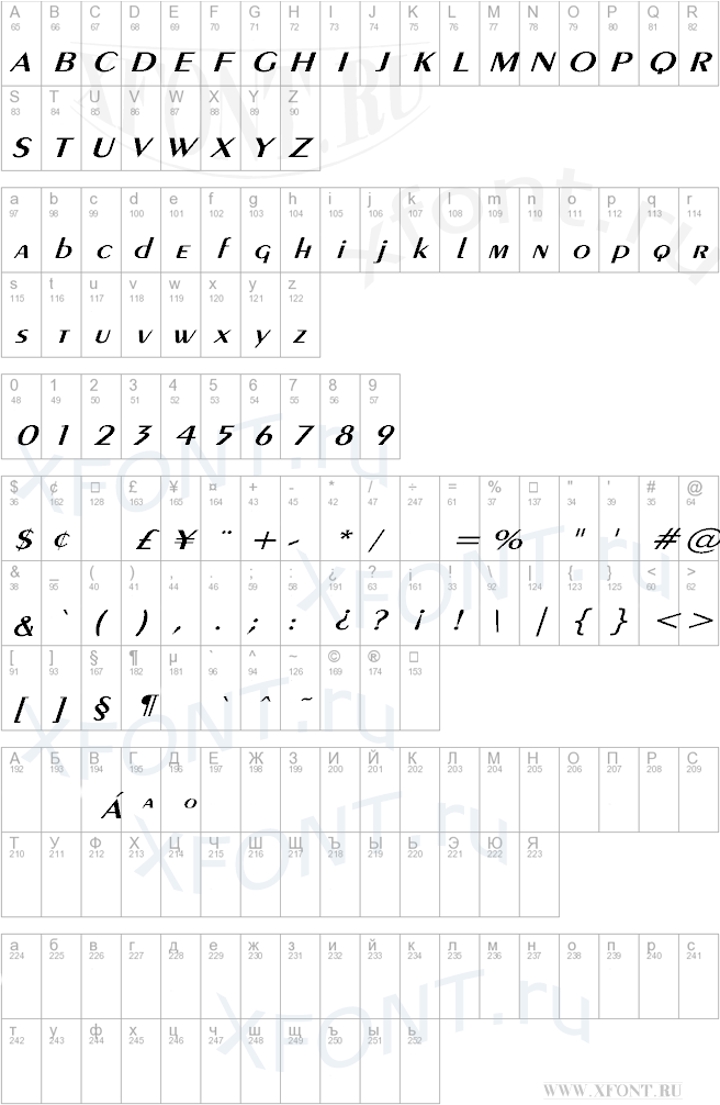 Exotic-Demi Wd Italic