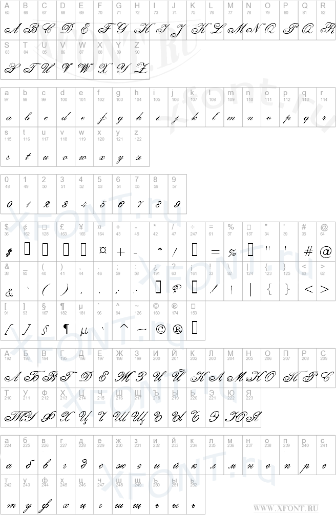 English Script