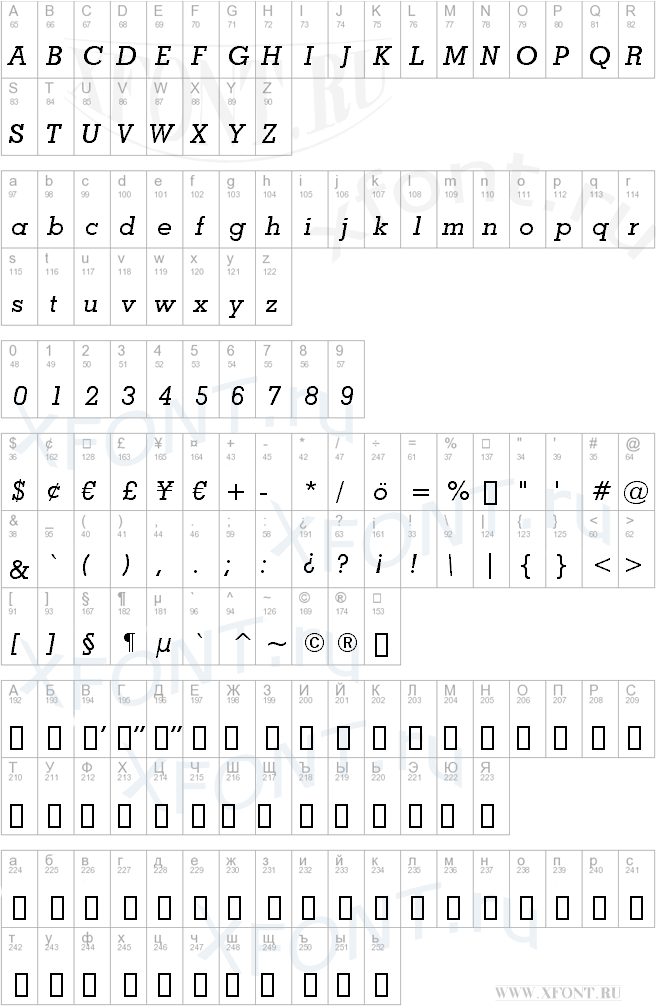 GeoSlab703 Md BT Medium Italic