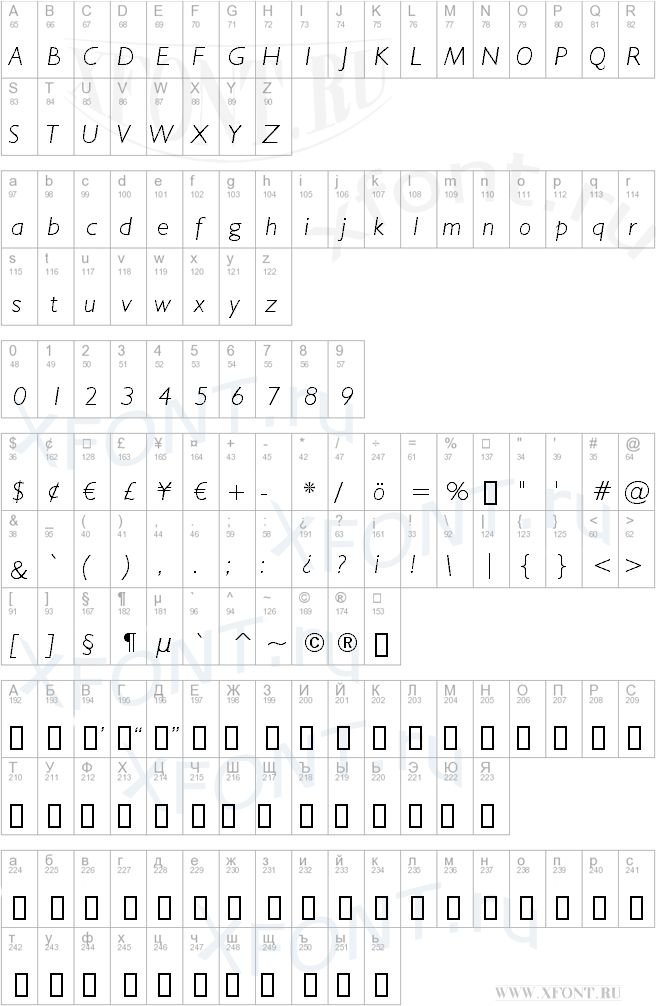 Humanst521 Lt BT Light Italic