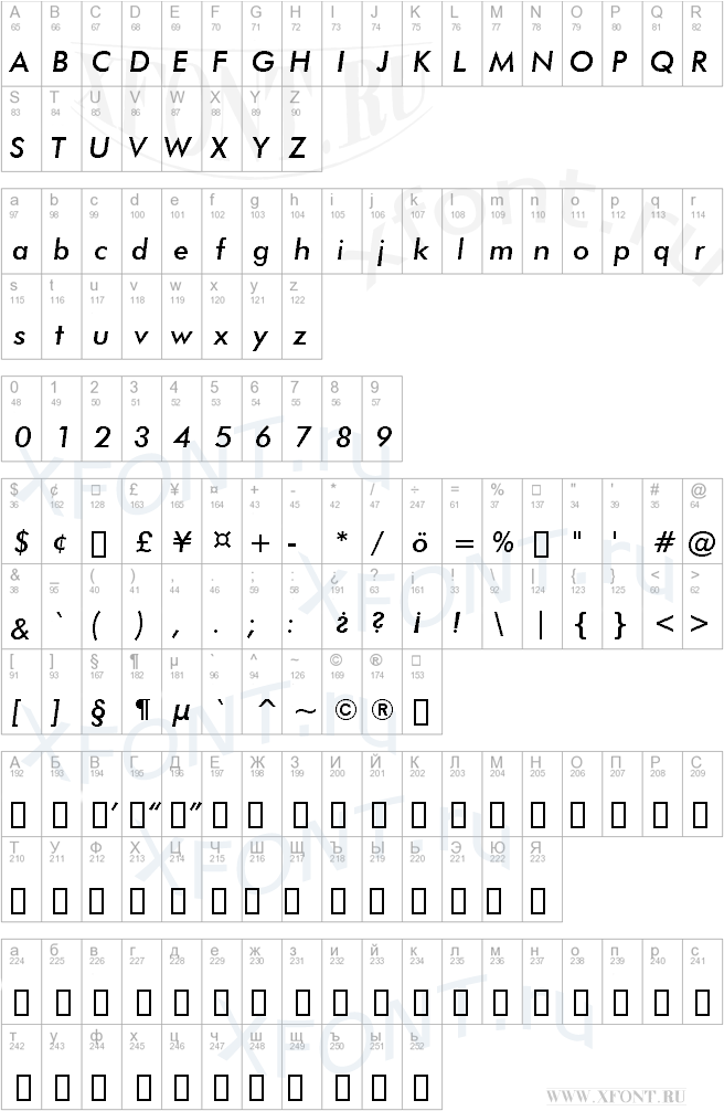 шрифты Futura Medium Italic BT Futura Medium Italic BT