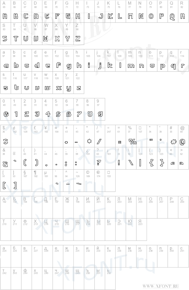 Futurex Phat Outline