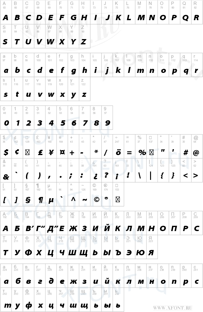 Myriad Pro Black SemiExtended Italic