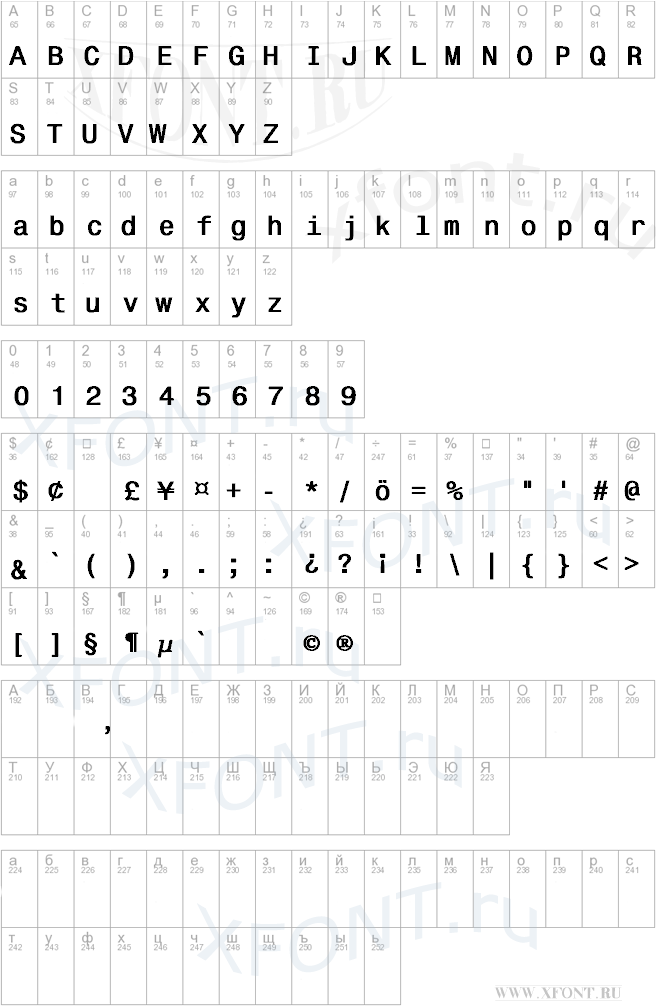 Monospace821 Bold