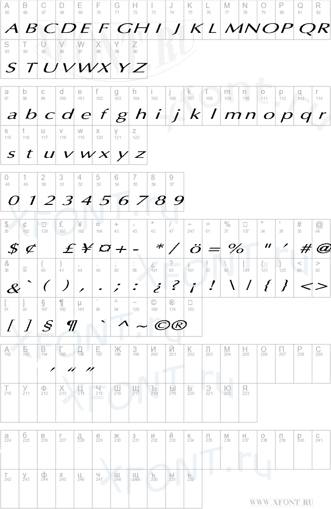 Optima Italic Ex Italic