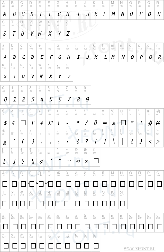 Oracle Italic