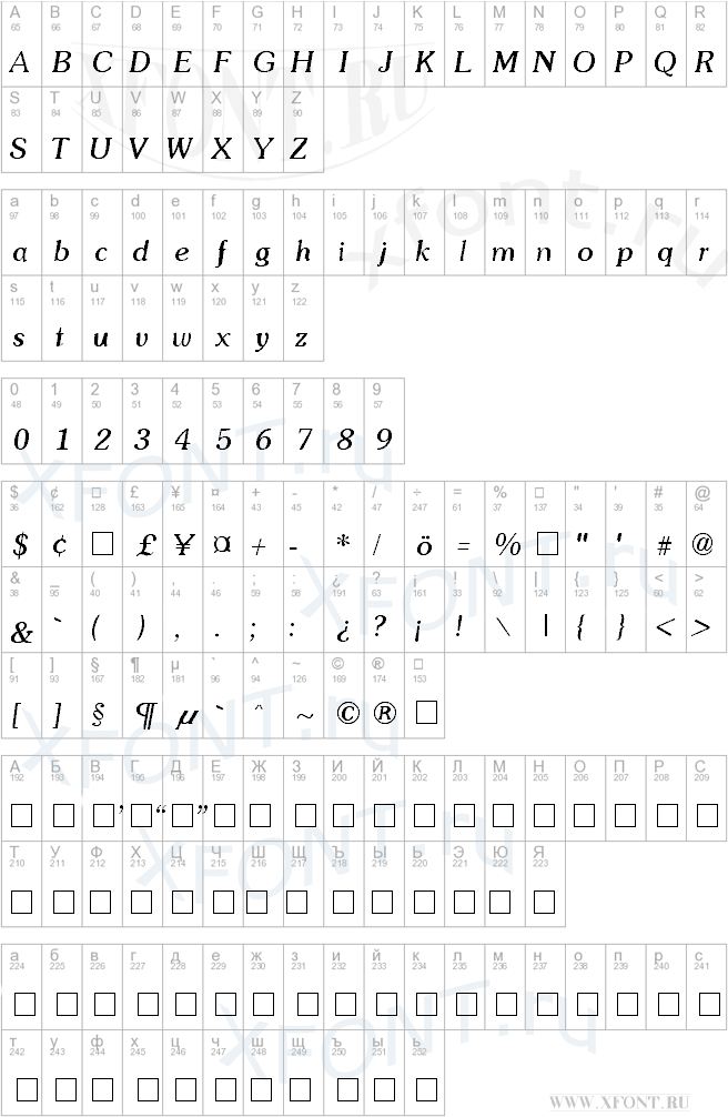 Soutane Italic