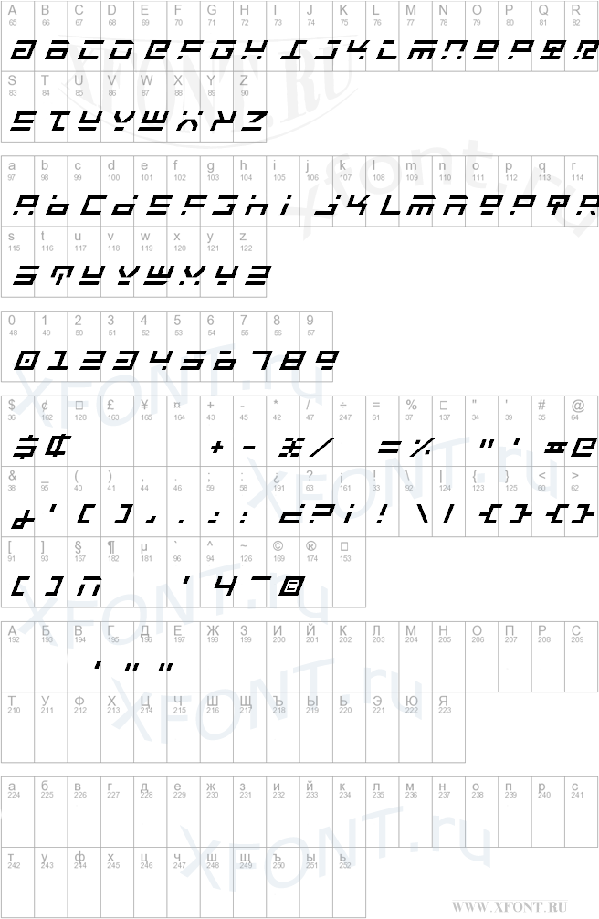 Rocket Type Italic