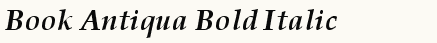 font шрифт Book Antiqua Bold Italic