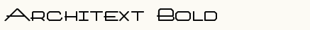 font шрифт Architext Bold