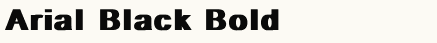 font шрифт Arial Black Bold