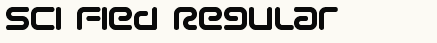 font шрифт Sci Fied