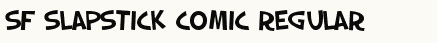 font шрифт SF Slapstick Comic