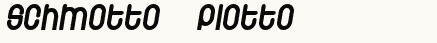 font шрифт Schmotto   Plotto