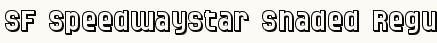 font шрифт SF Speedwaystar Shaded