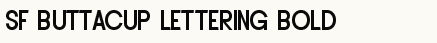font шрифт SF Buttacup Lettering Bold
