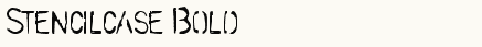 font шрифт Stencilcase Bold