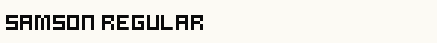 font шрифт Samson