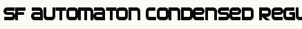 font шрифт SF Automaton Condensed