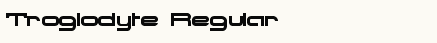 font шрифт Troglodyte