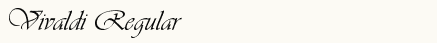 font шрифт Vivaldi