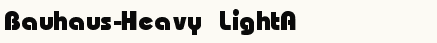 font шрифт Bauhaus-Heavy-Light