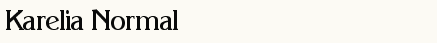 font шрифт Karelia